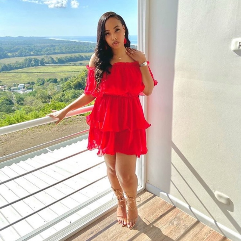 Red dress
